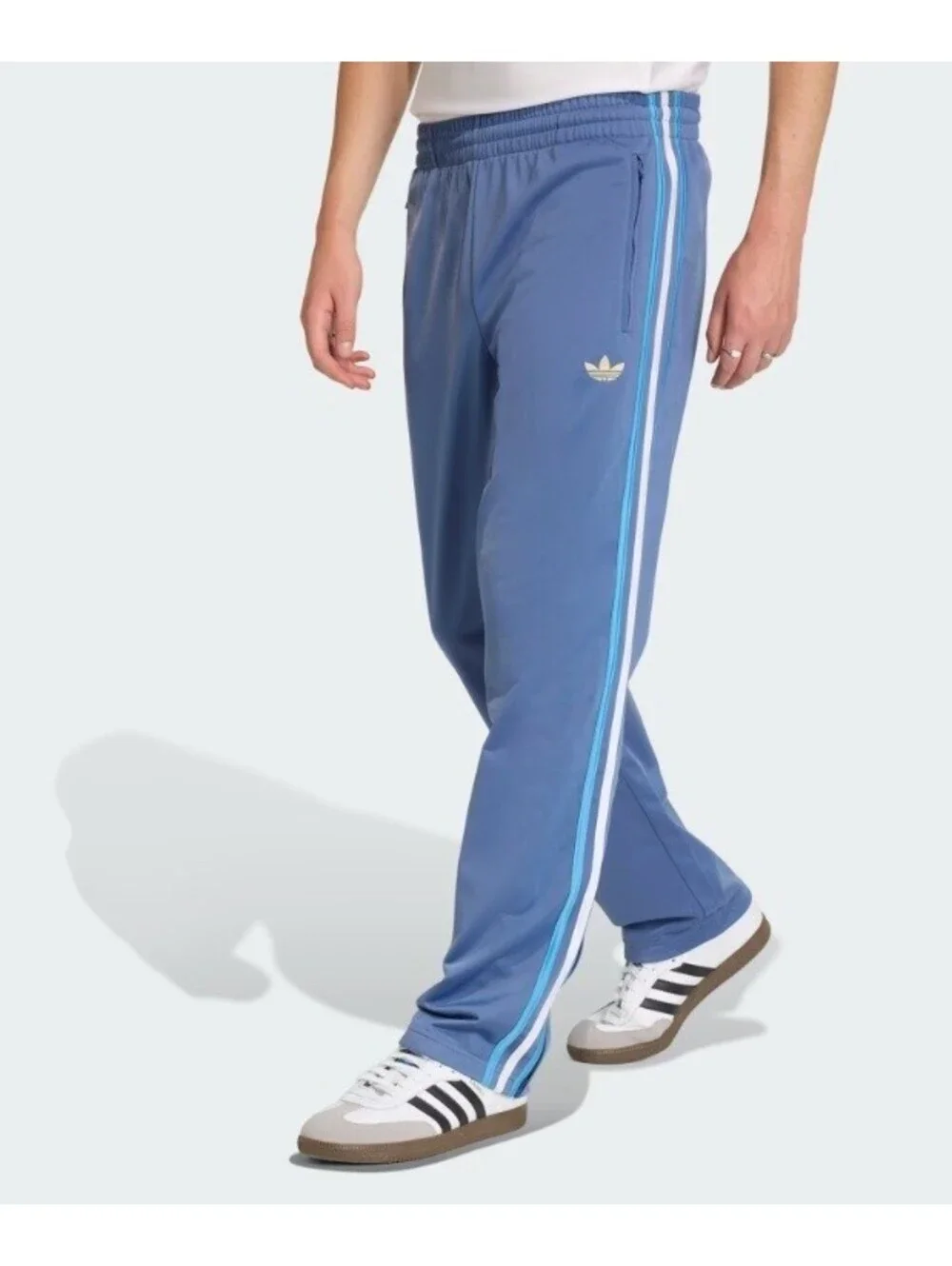 Adidas Originals Firebird Suit Jacket & Pants CREW BLUE White Men's LARGE L